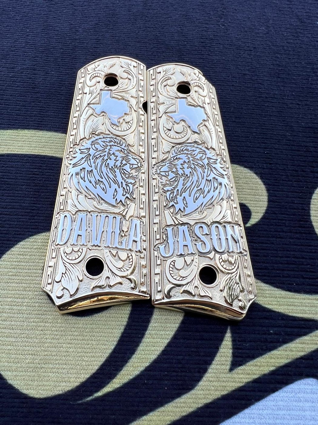 Custom engraved grip example 4