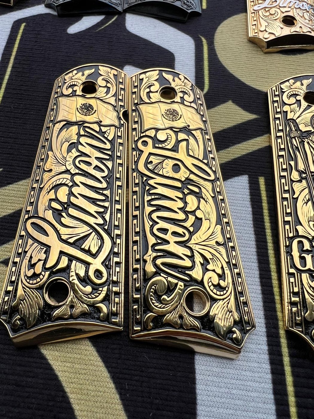 Custom engraved grip example 11