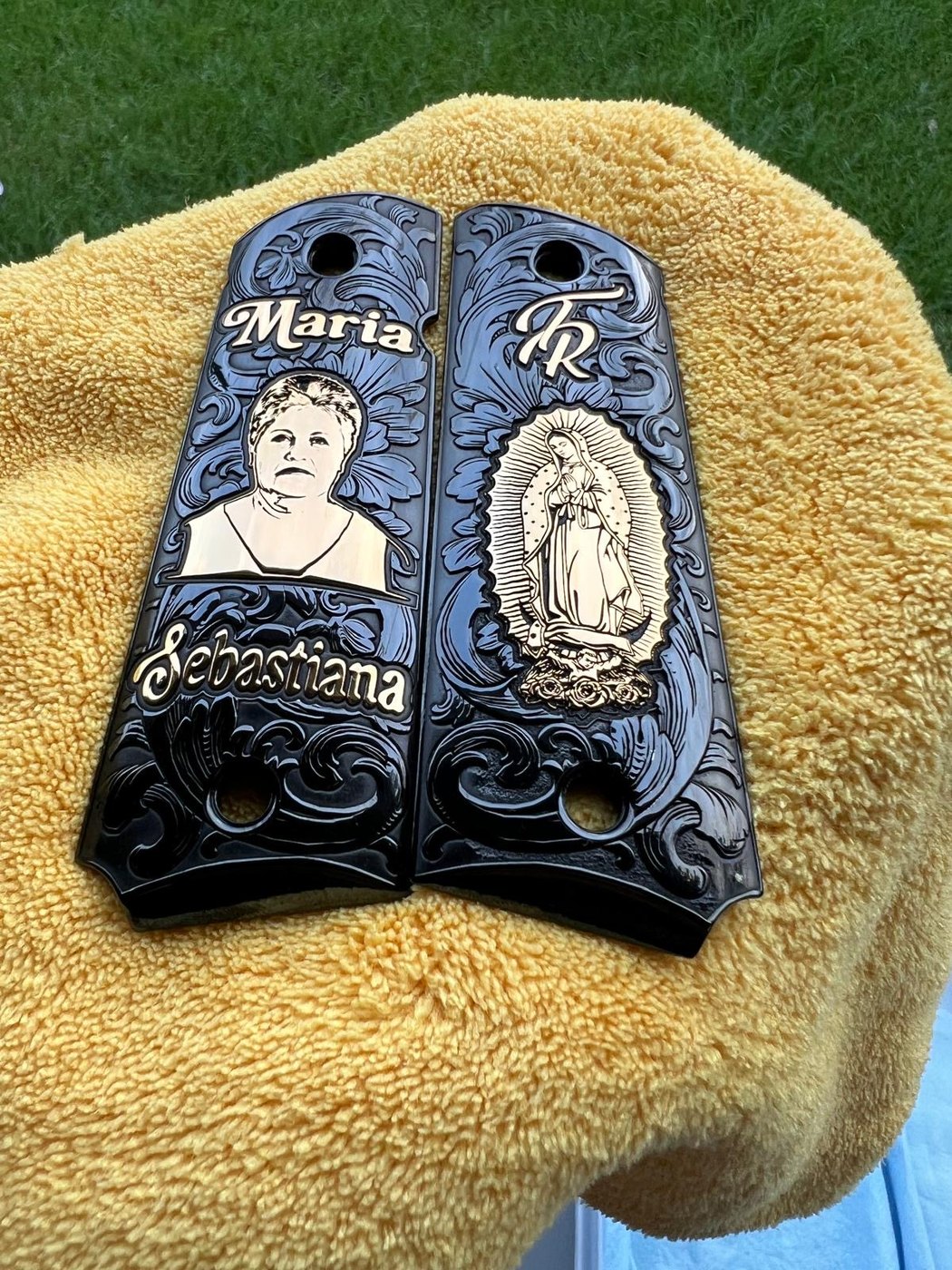 Custom engraved grip example 15