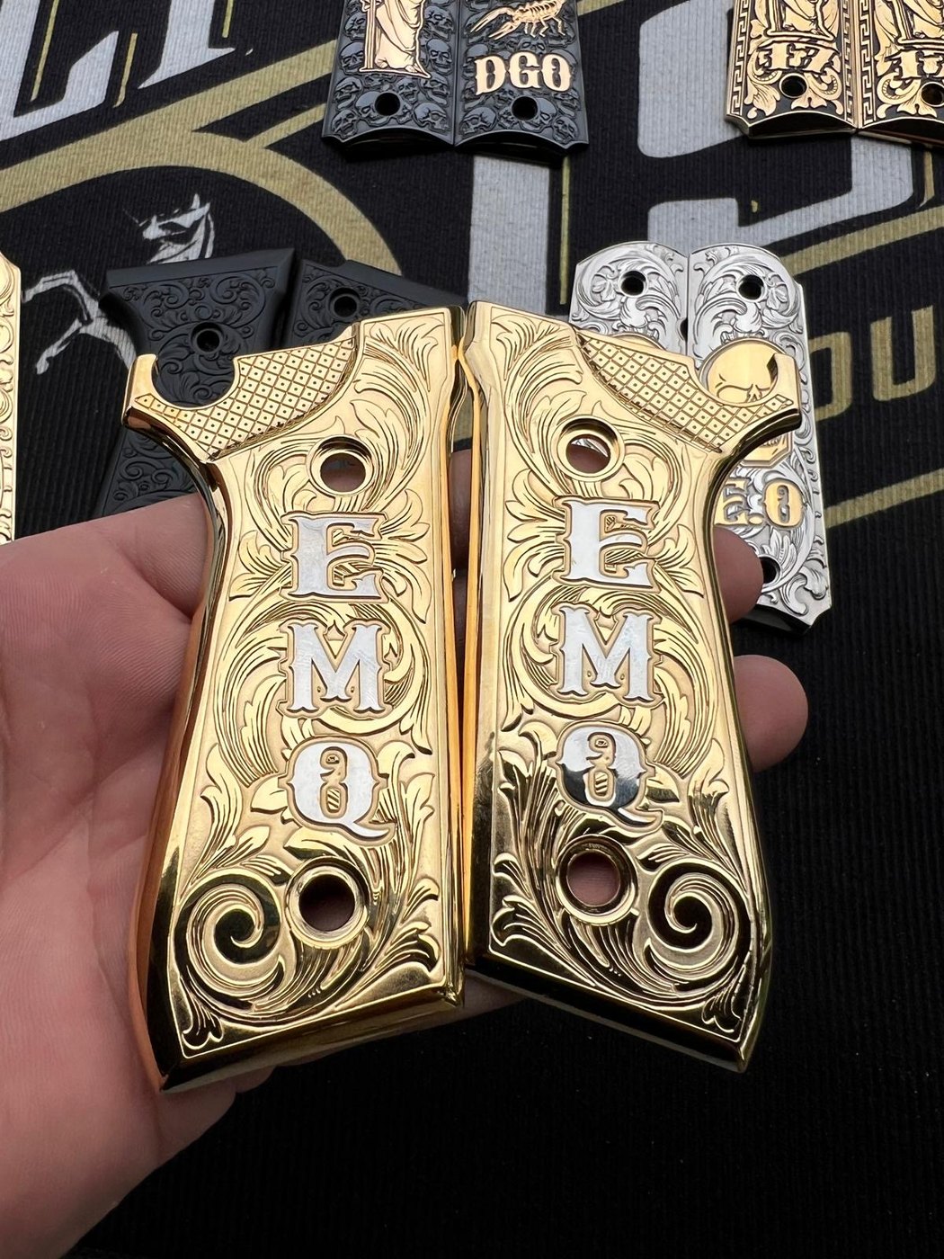 Custom engraved grip example 18